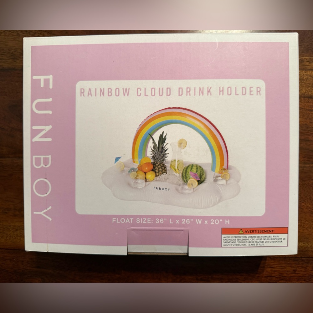 New In Box

Funboy Rainbow Drink pool float